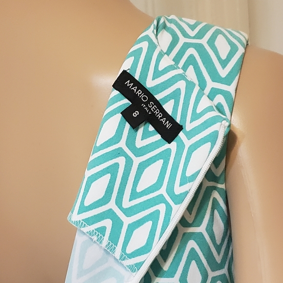 NEW! Mario Serrani Sleeveless Shift Dress- 8 - Picture 12 of 13